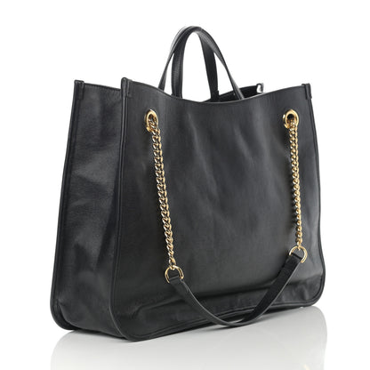 Gucci Calfskin Large Horsebit 1955 Tote Bag Black 3 of 13