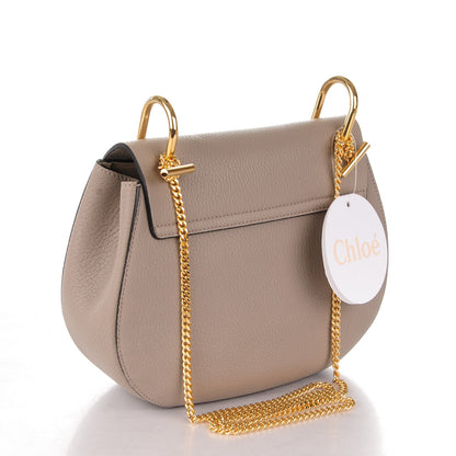 Chloe Grained Lambskin Drew Shoulder Bag Motty Grey 3 of 8