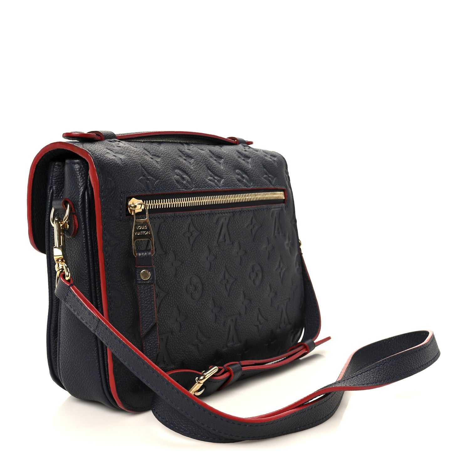Louis Vuitton Empreinte Pochette Metis Marine Rouge 3 of 13