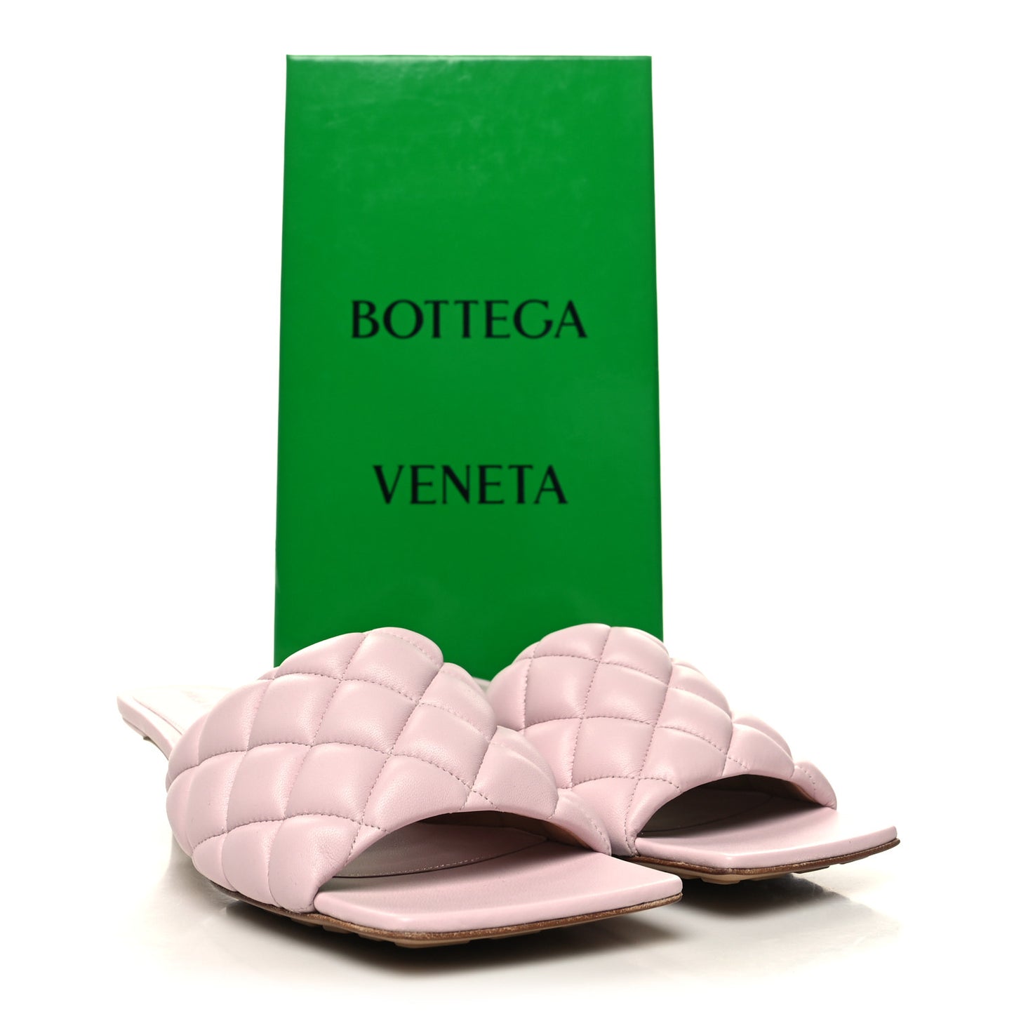 Nappa Padded Lido Mule Sandals 39 Magnolia