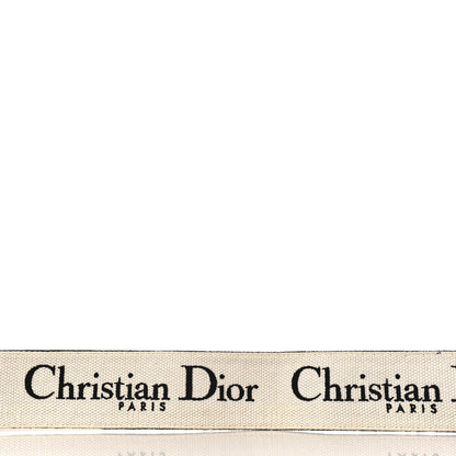 Christian Dior Canvas Houndstooth Embroidered 30 Montaigne Shoulder Strap Black White 5 of 5