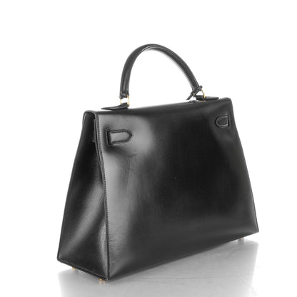 Hermes Box Kelly Sellier 32 Black 3 of 25
