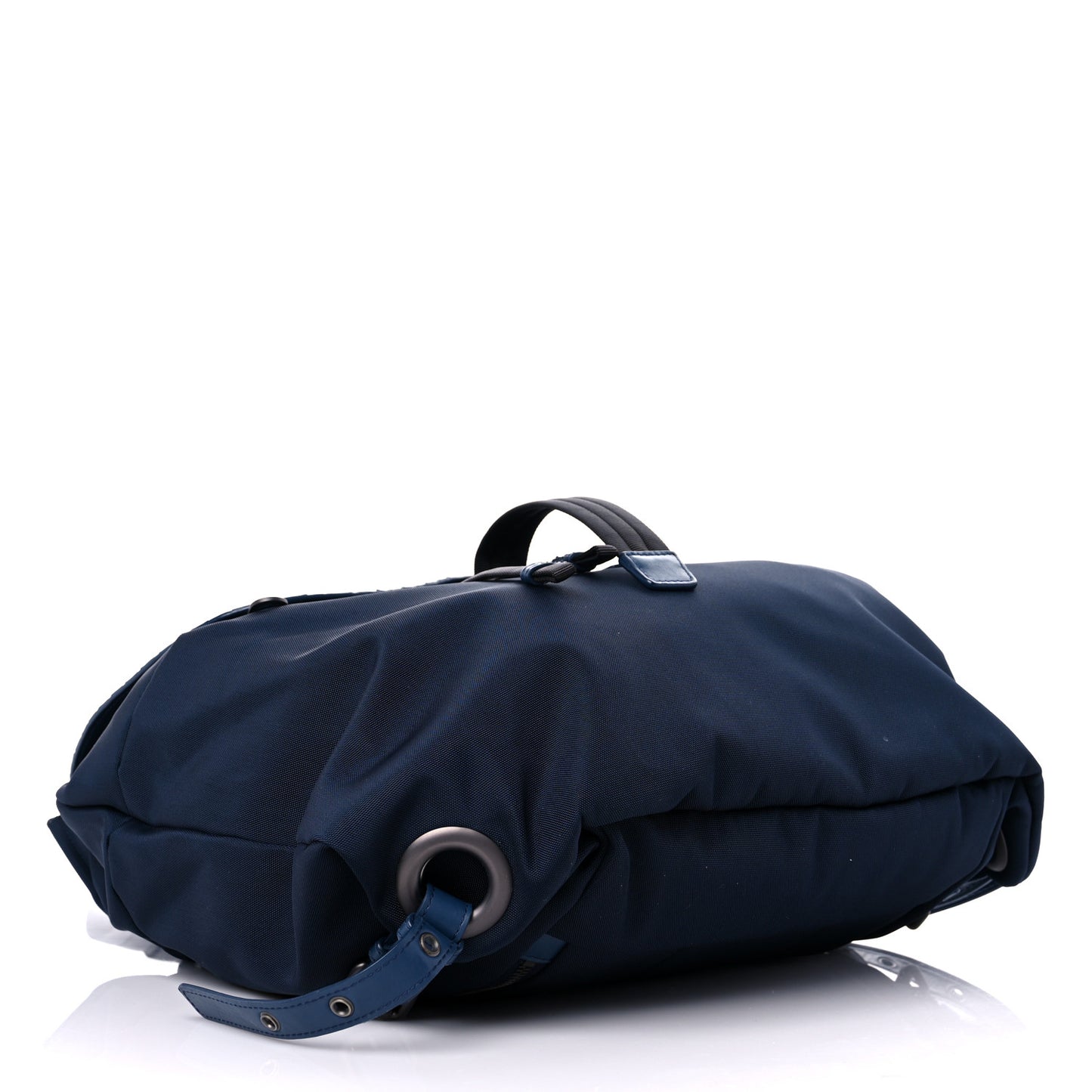Nylon Intrecciato Backpack Blue