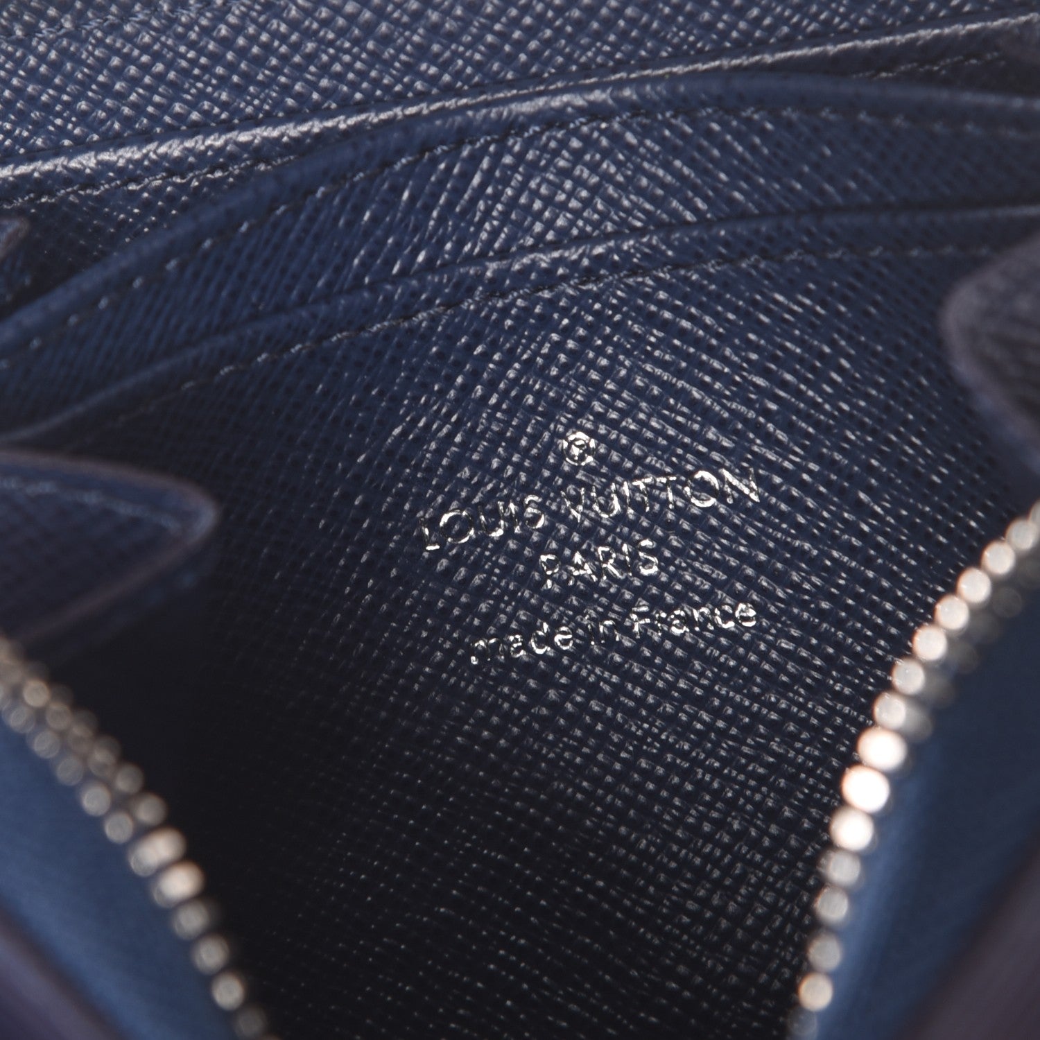 Louis Vuitton Epi Zippy Coin Purse Indigo 6 of 8