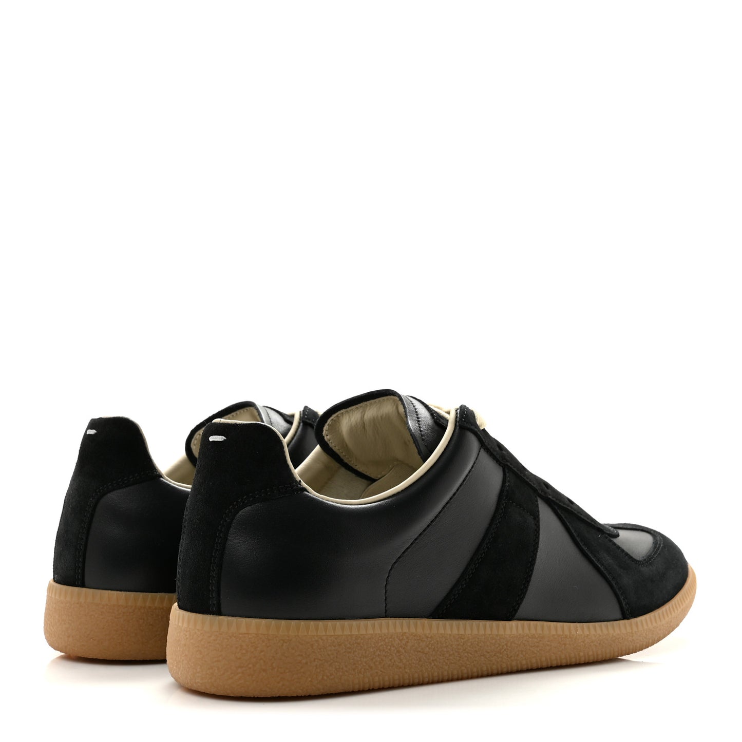 Nappa Suede Mens Replica Sneakers 41.5 Black
