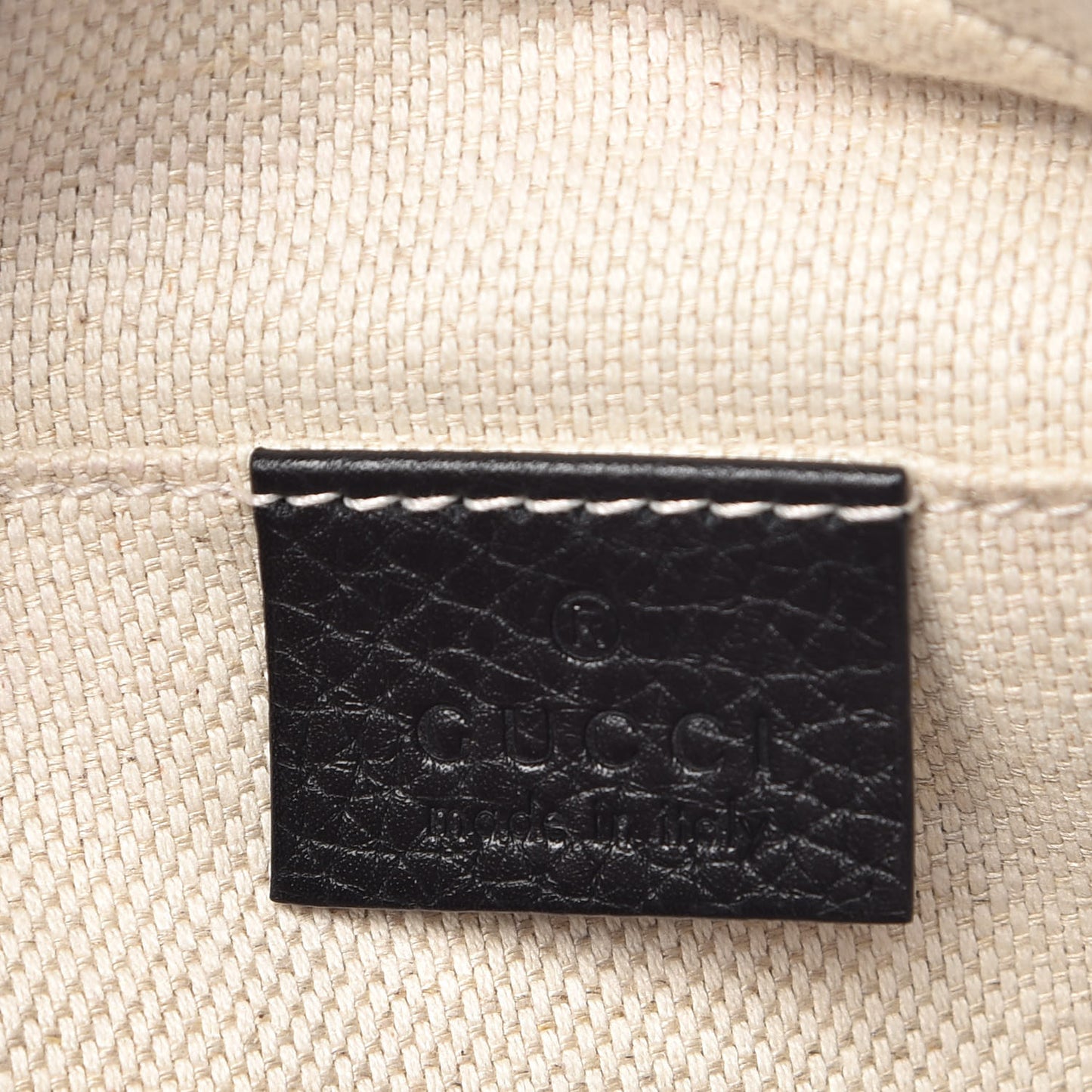 Pebbled Calfskin Small Soho Disco Bag Black