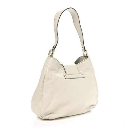 Gucci Guccissima Medium New Ladies Web Hobo White 2 of 10