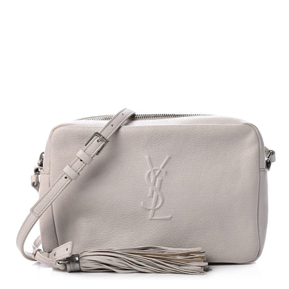 Saint Laurent Lambskin Monogram Small Lou Camera Bag White 1 of 4