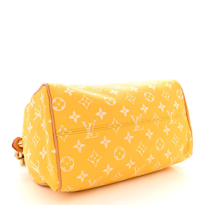Louis Vuitton Calfskin Monogram Speedy P9 Bandouliere 25 Jaune Mat 6 of 13
