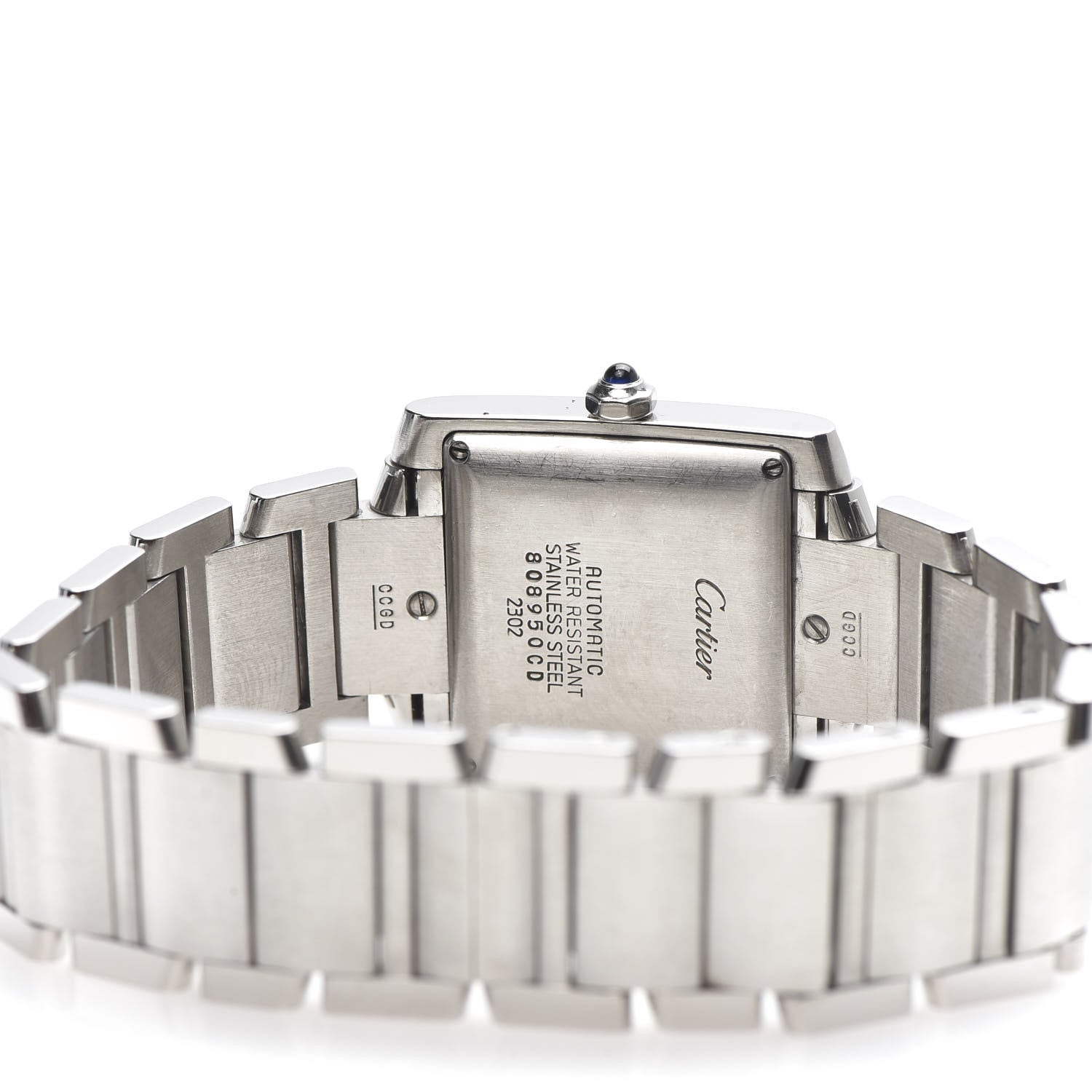 Cartier Stainless Steel 28mm Tank Francaise Automatic Watch 5 of 7
