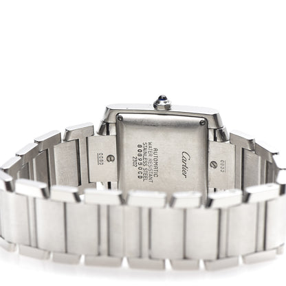 Cartier Stainless Steel 28mm Tank Francaise Automatic Watch 5 of 7