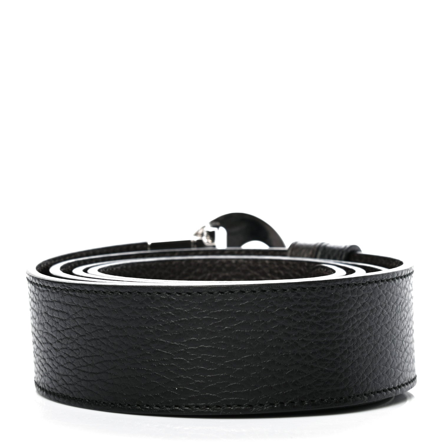 Gucci Calfskin 1973 Reversible Belt 115 46 Black Brown 2 of 5
