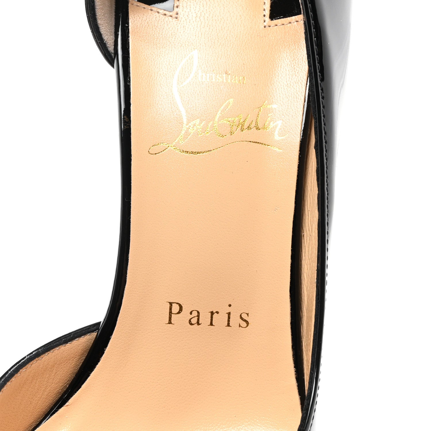 Christian Louboutin Patent Iriza 85 Pumps 36.5 Black 7 of 10