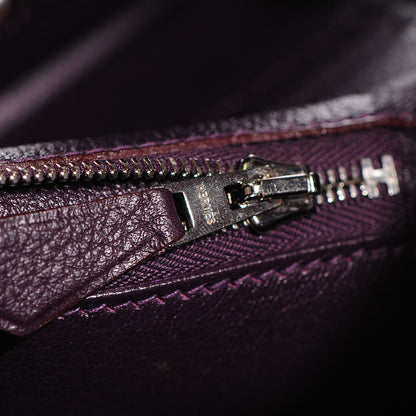 Hermes Taurillon Clemence Birkin 35 Raisin 54 of 58