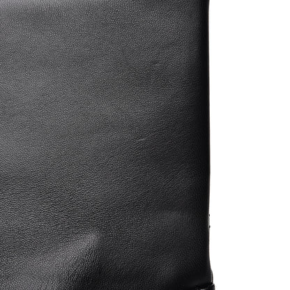 Chanel Lambskin Quilted Chain Backpack Black 10 of 11