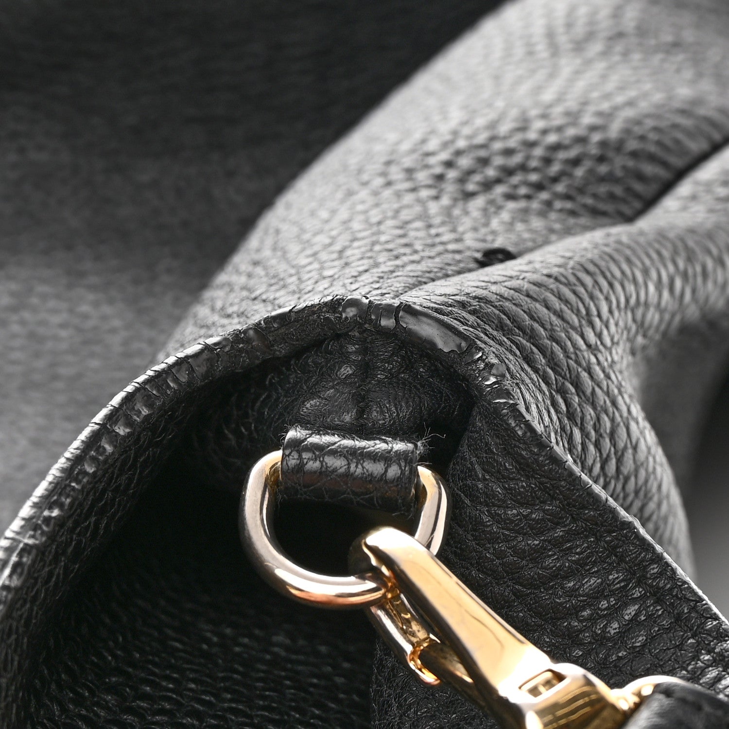 Burberry London Grainy Calfskin Medium Cale Hobo Black 13 of 16