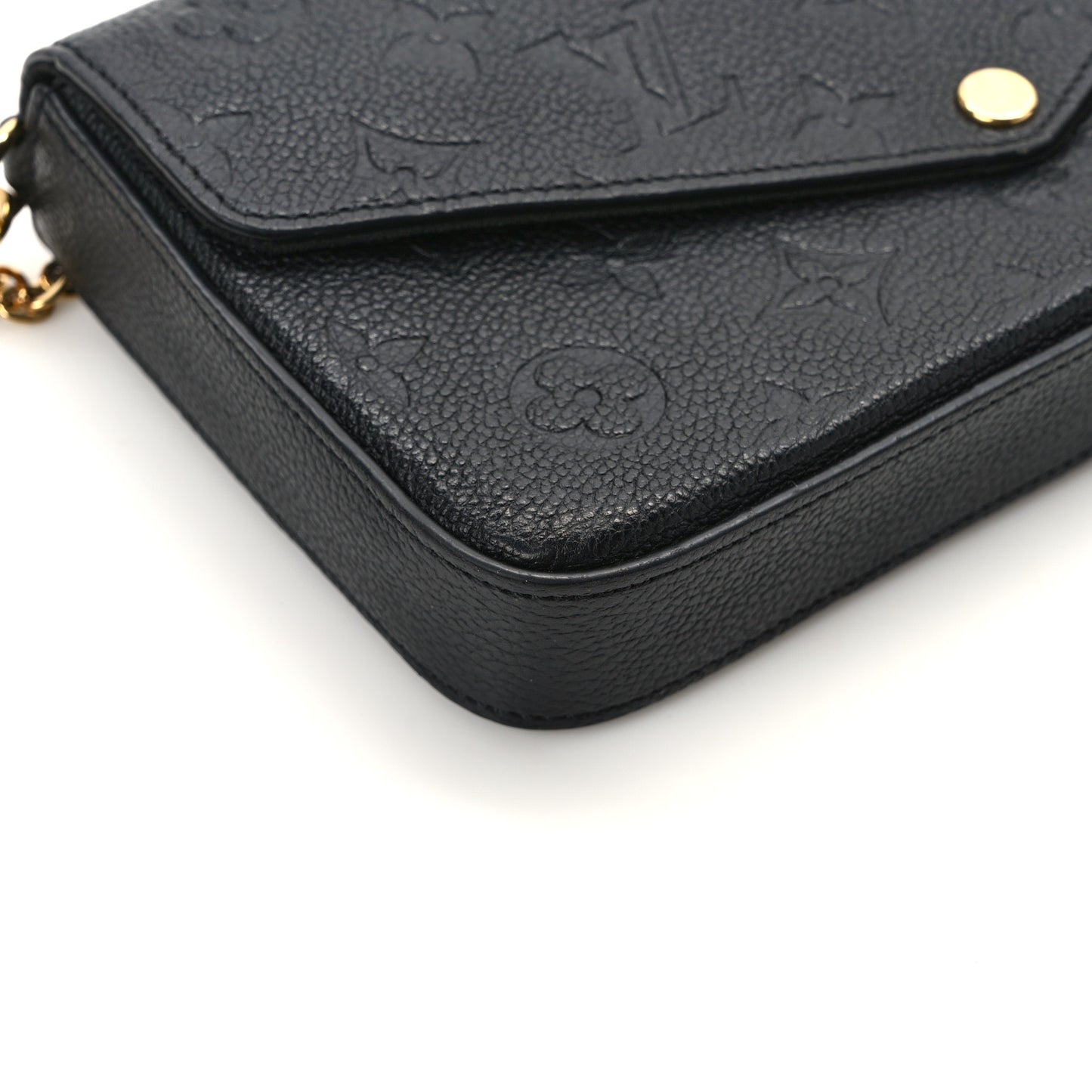 Empreinte Pochette Felicie Chain Wallet Black
