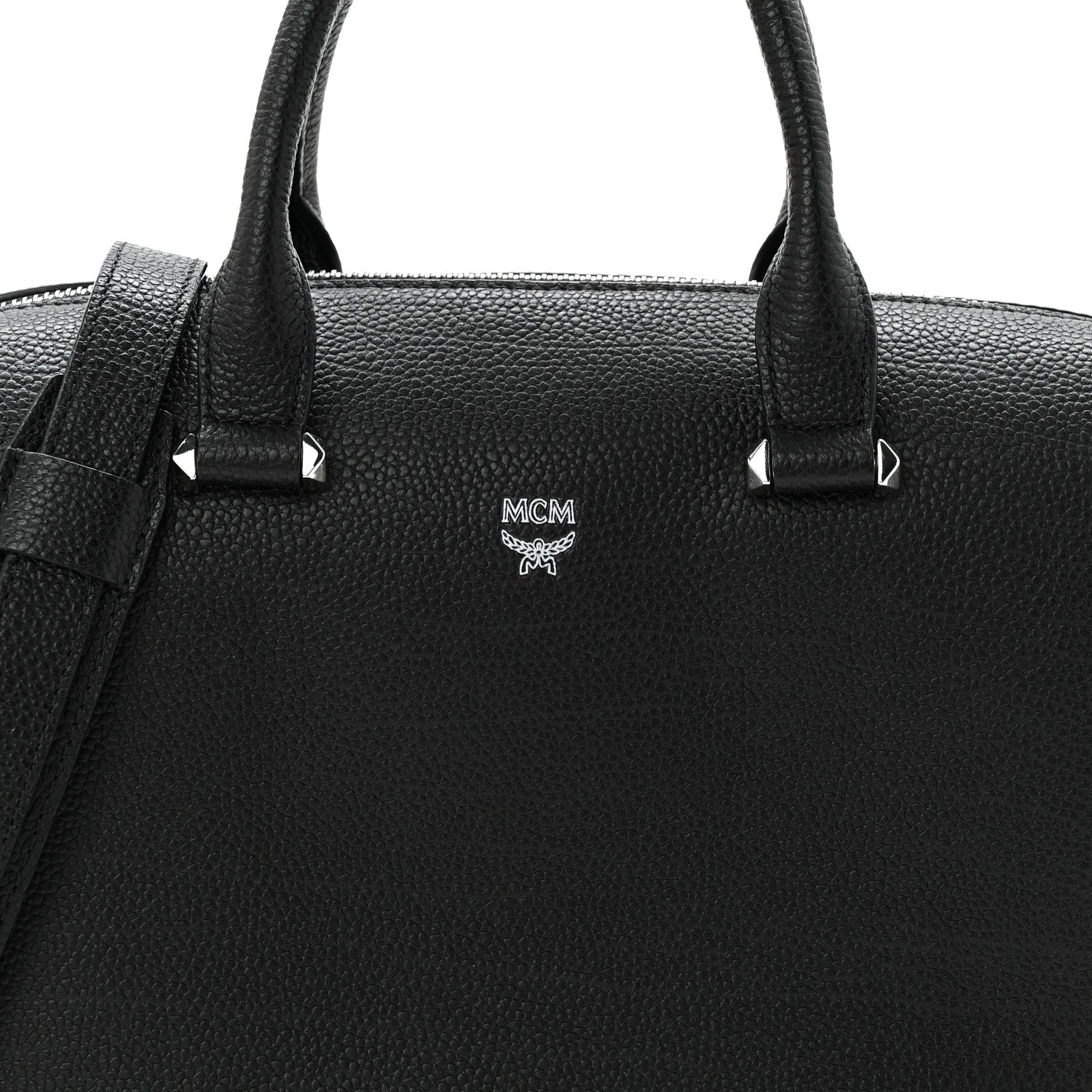 MCM Grained Calfskin Medium Ella Boston Black 7 of 9