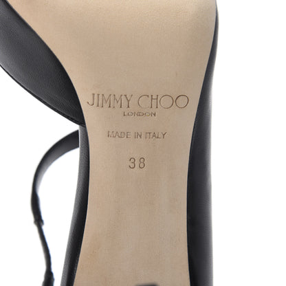 Jimmy Choo Nappa Davos 85 Pumps 38 Black 7 of 9