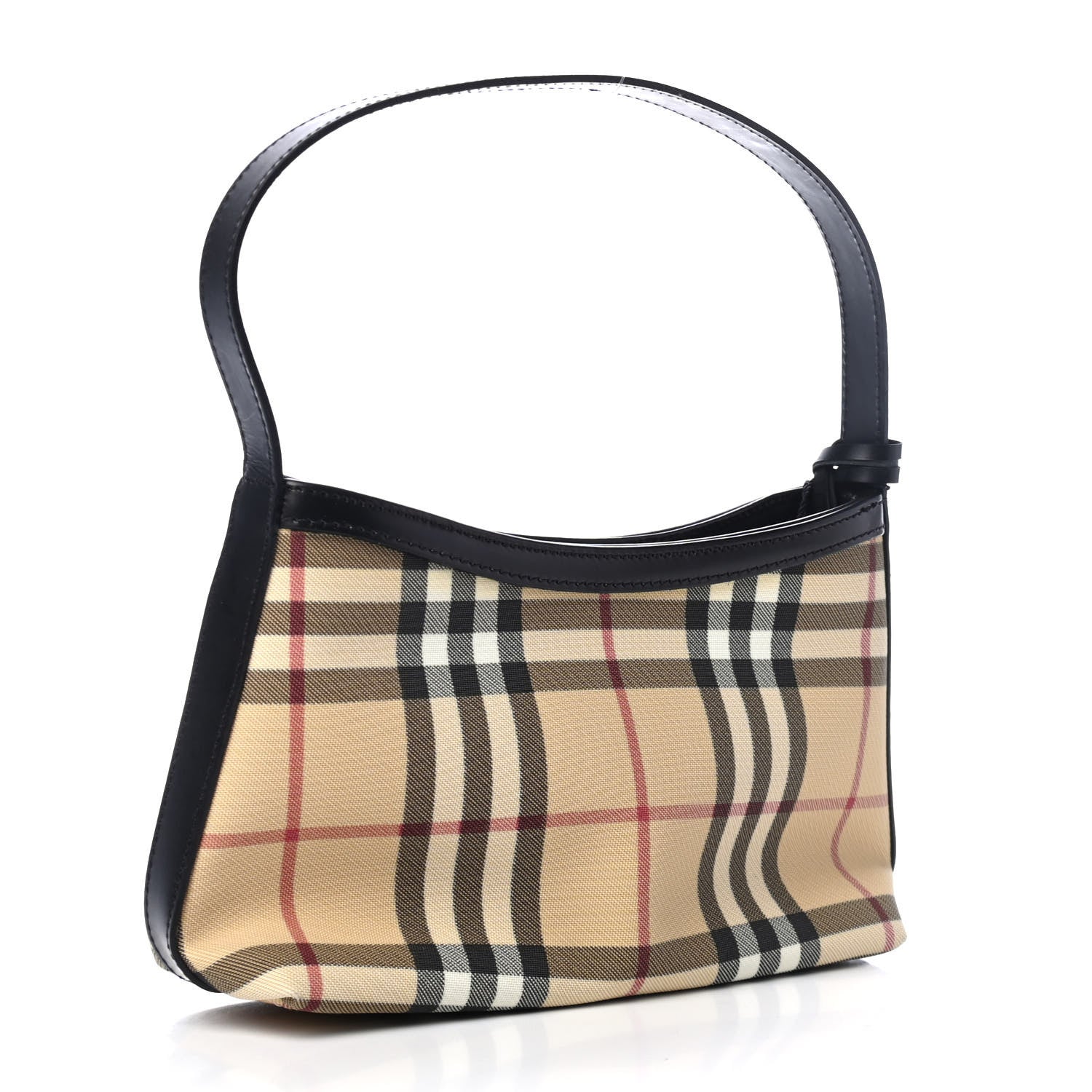 Burberry Vintage Check Shoulder Bag Black 2 of 4