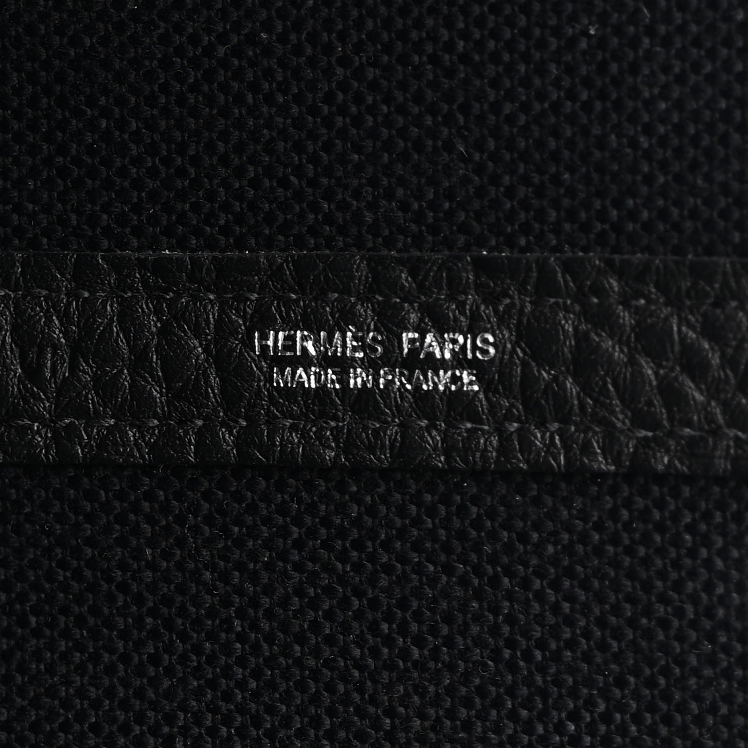 Hermes Toile Militaire Negonda Garden Party Tote 36 MM Black 6 of 11