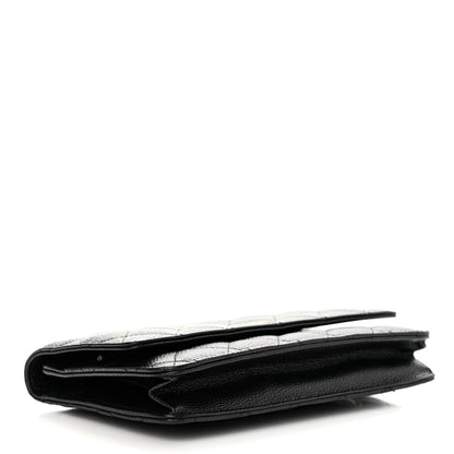 Chanel Caviar Quilted Wallet on Chain WOC Black 4 of 14