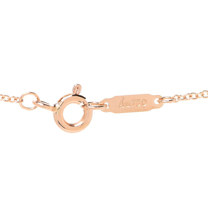 Tiffany 18K Rose Gold Mini Heart Key Pendant Necklace 4 of 5