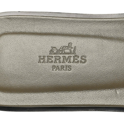 Hermes Suede Goatskin Oran Sandals 39.5 Rose Du Desert 8 of 8