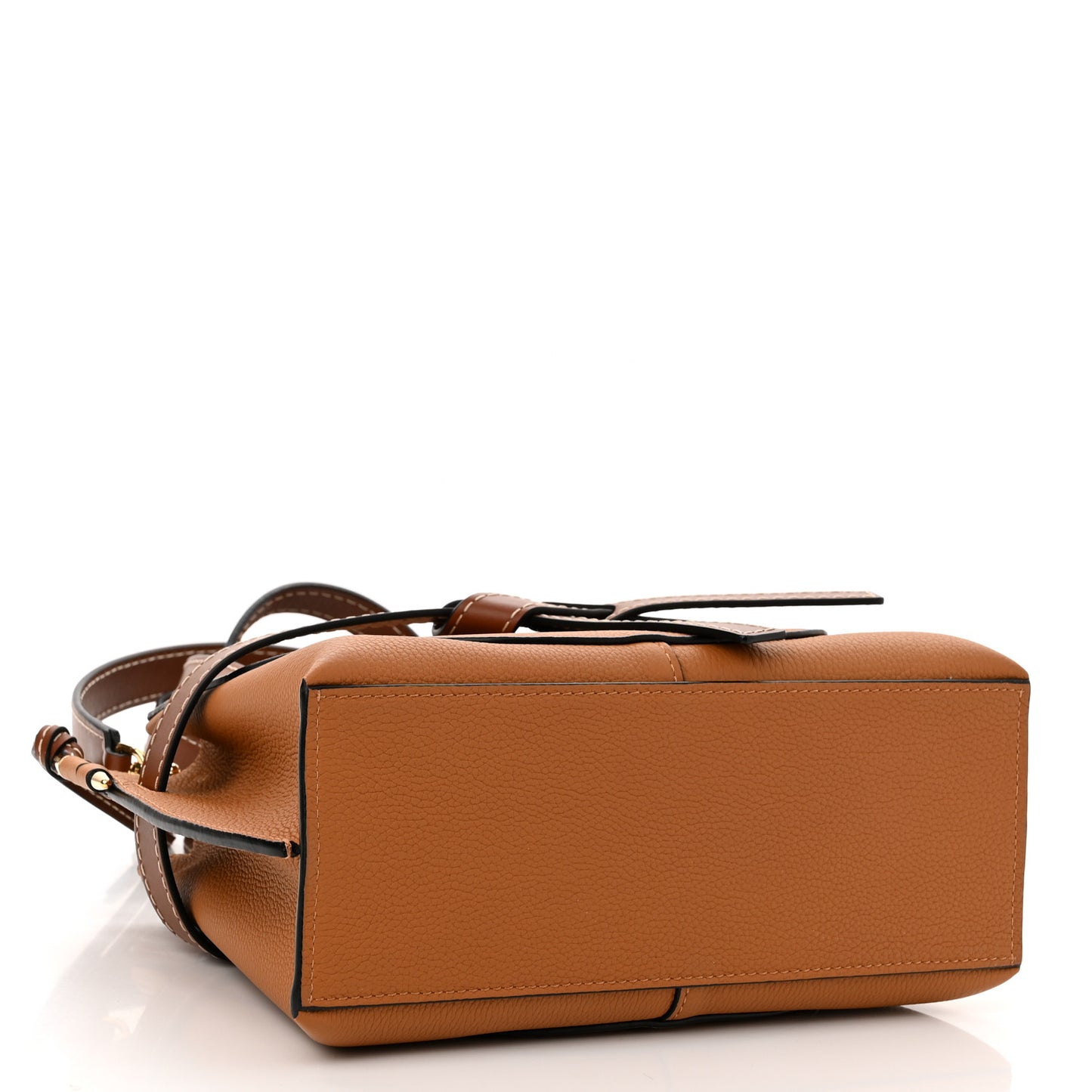 Calfskin Mini Gate Tote Caramel