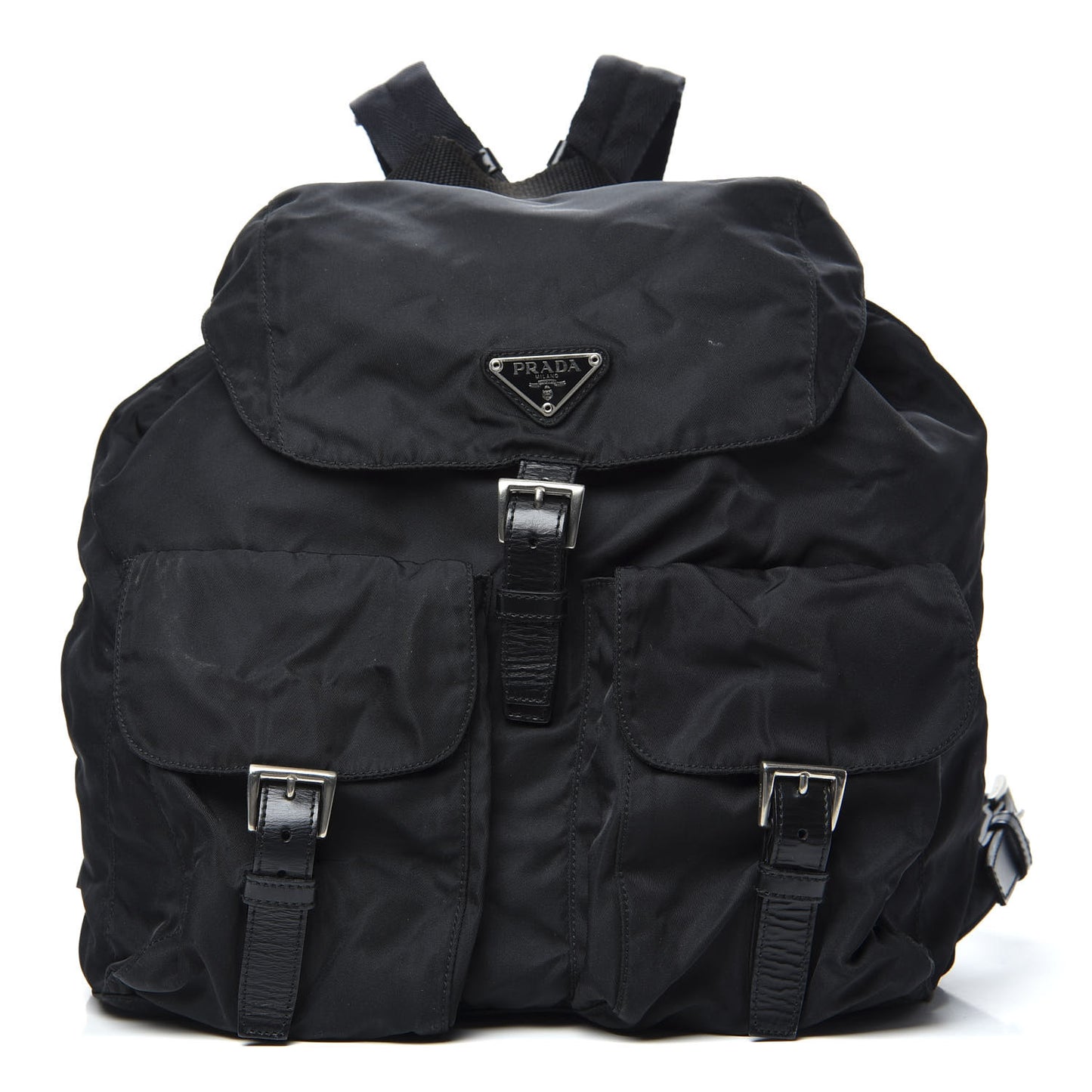 Nylon Vela Medium Backpack Black