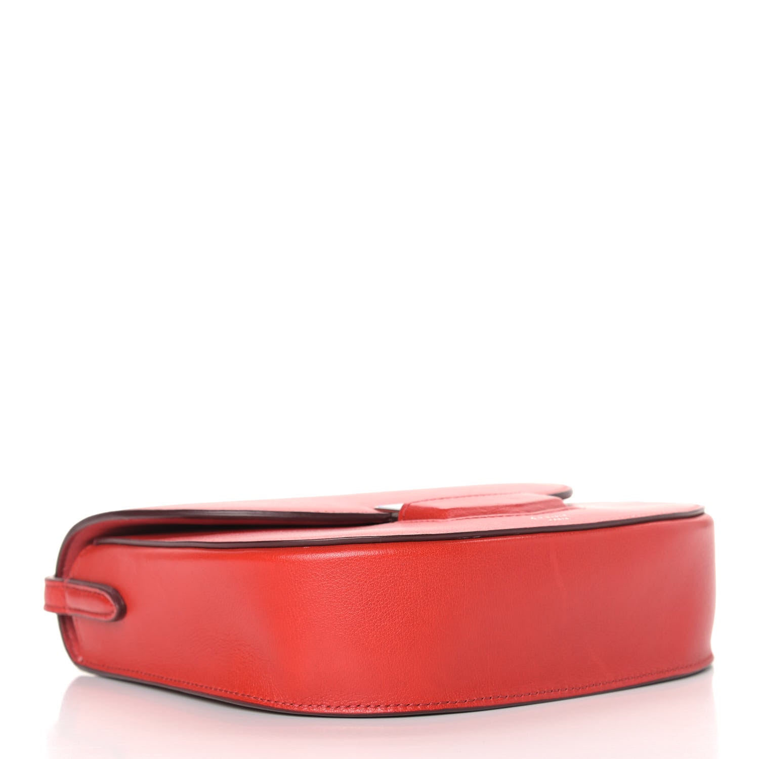Celine Smooth Calfskin Small Trotteur Bright Red 4 of 9