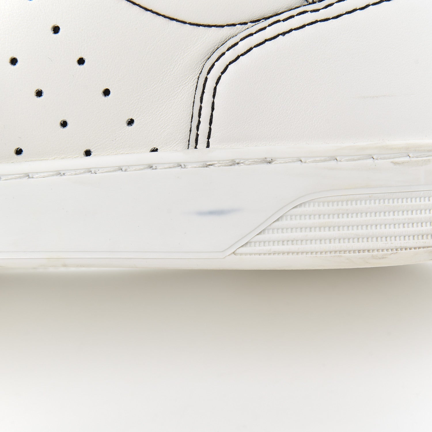 Chanel Calfskin Womens Logo Sneakers 39 White Black 13 of 23