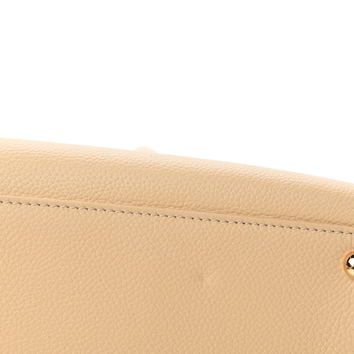 Calfskin Cerf Executive Shopper Tote Beige Clair