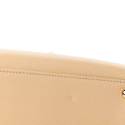 Chanel Calfskin Cerf Executive Shopper Tote Beige Clair 8 of 11