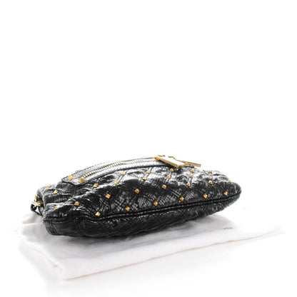 Marc Jacobs Python Embossed Little Stardust Stam Black 4 of 7