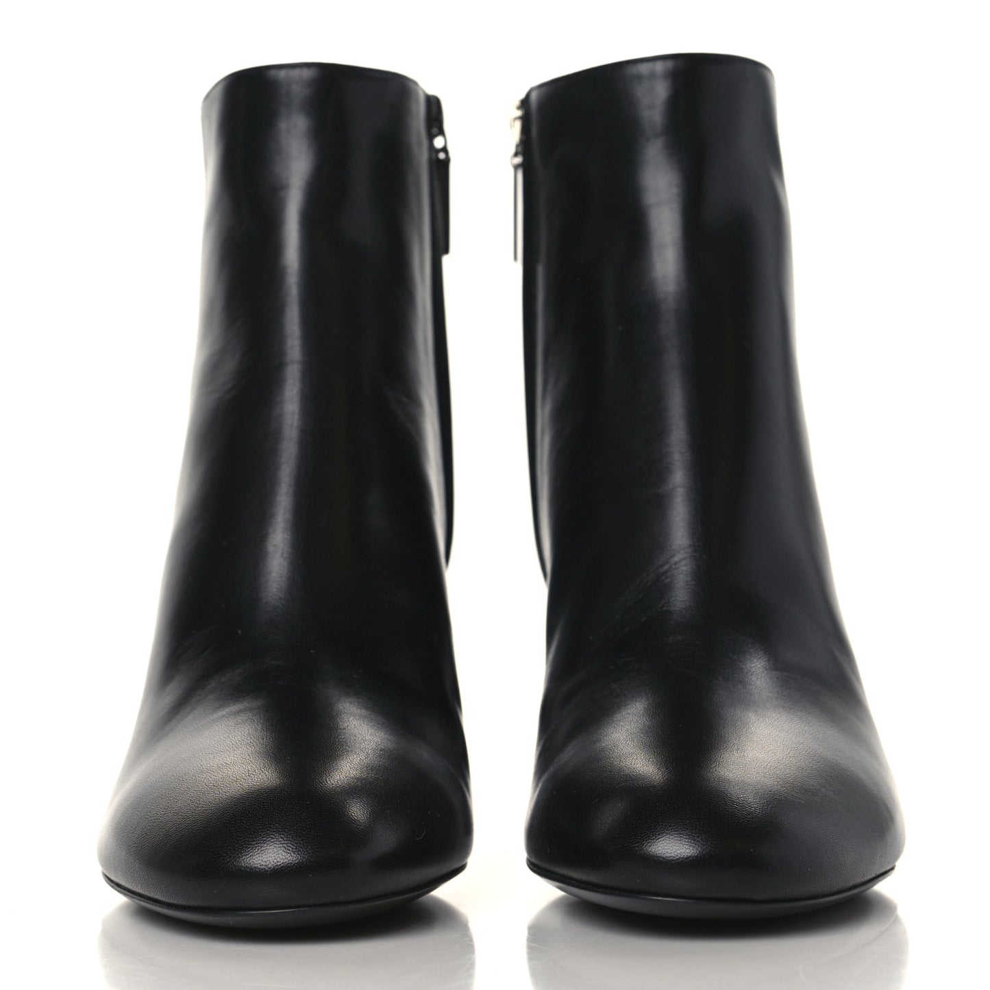 Nappa Vendome Loulou Ankle Zip Boots 39.5 Black
