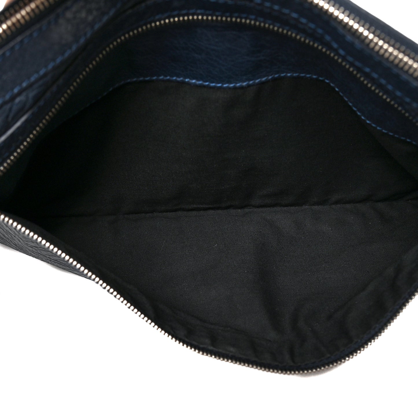 Agneau Arena Classic Hardware Large Clip Bleu Obscur