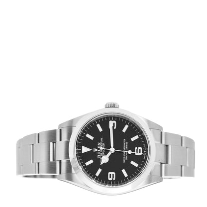 Rolex Stainless Steel 36mm Oyster Perpetual Explorer Watch Black 124270 2 of 5