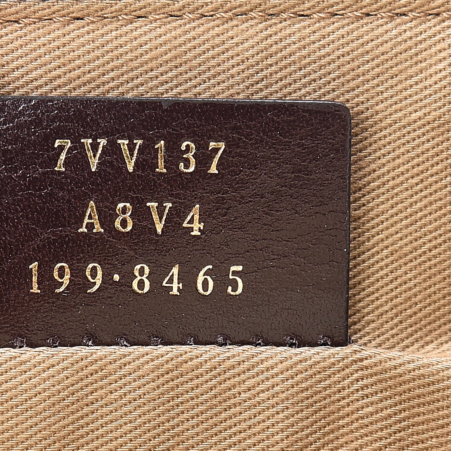 Fendi Glazed Fabric FF 1974 Karligraphy Small Travel Bag Mogano Panna 7 of 10