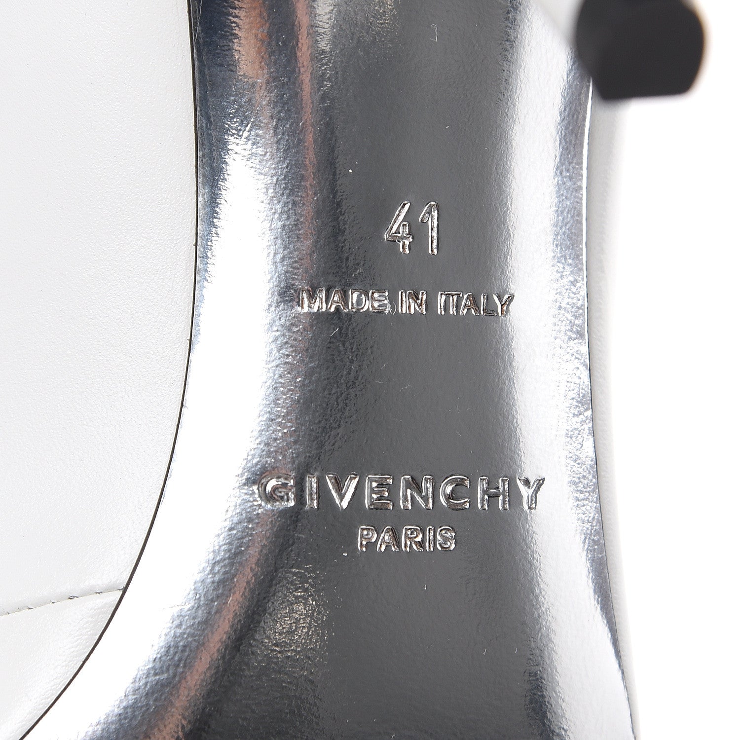 Givenchy Calfskin Asymmetric Show 80 Zip Bootie 41 White 6 of 8