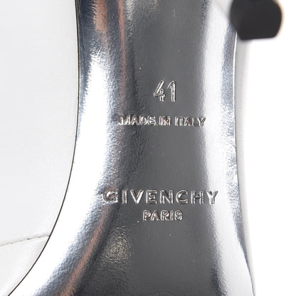 Givenchy Calfskin Asymmetric Show 80 Zip Bootie 41 White 6 of 8