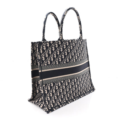 Christian Dior Oblique Large Book Tote Blue Multicolor 3 of 13