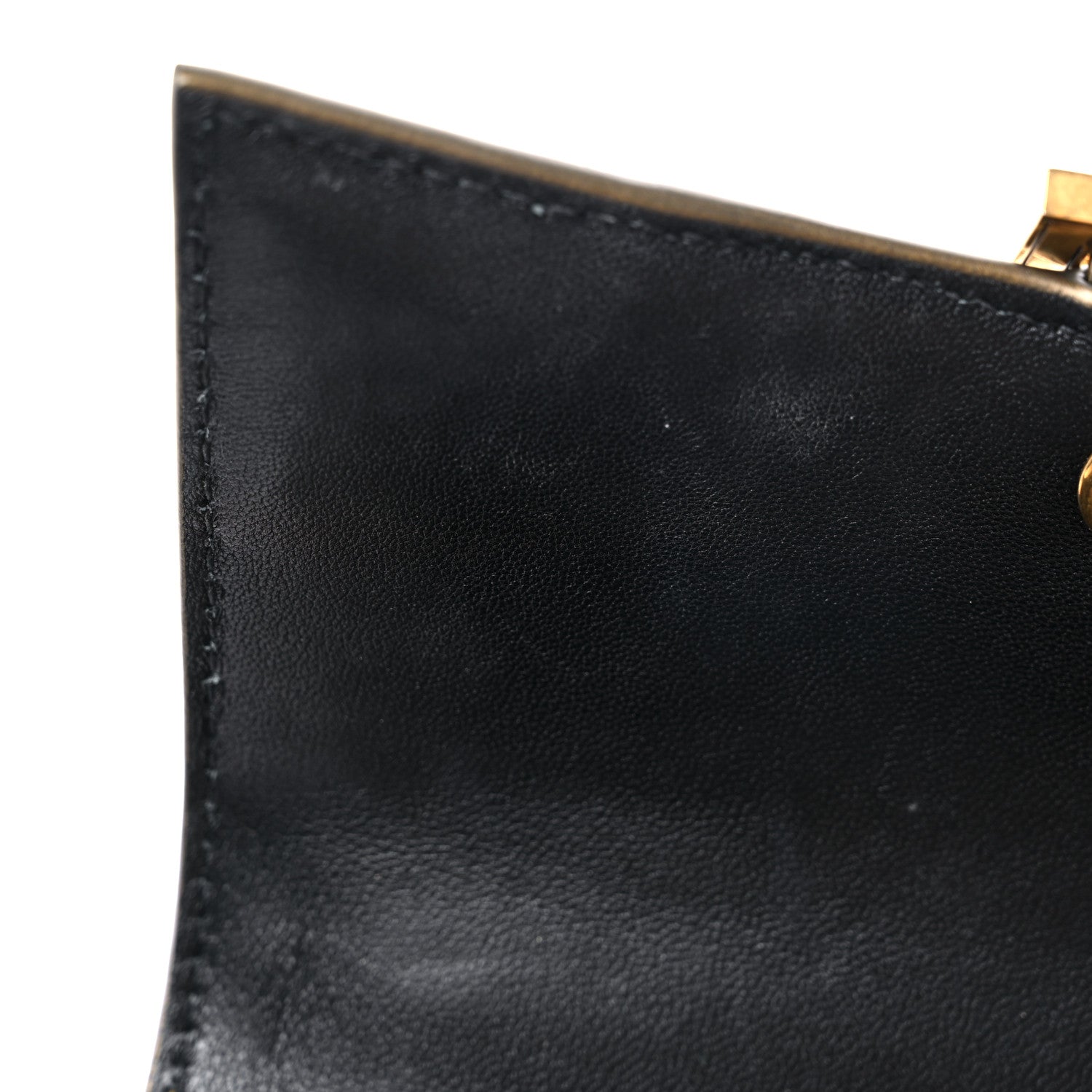 Balenciaga Metallic Calfskin Crocodile Embossed Hourglass Top Handle Bag XS Gold 11 of 17