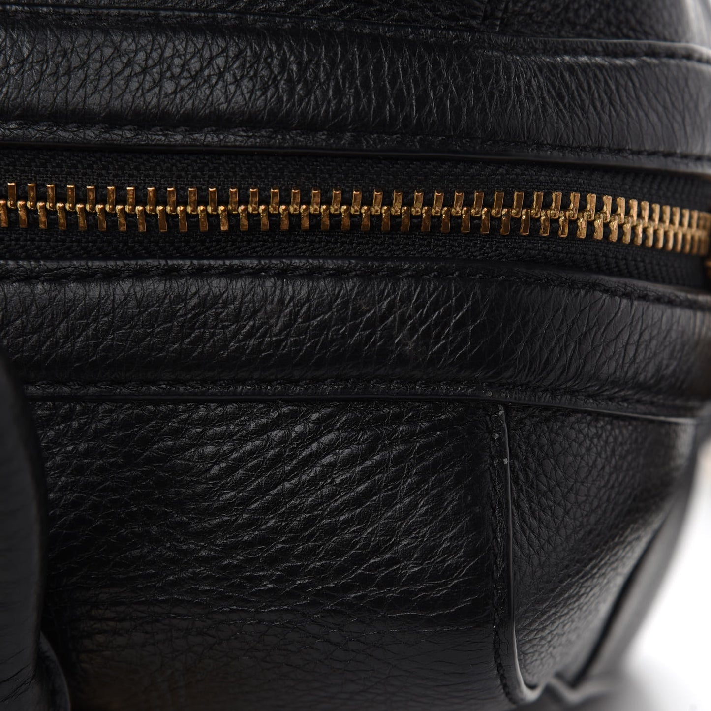 Calfskin Recruit Bauletto Satchel Tote Bag Black