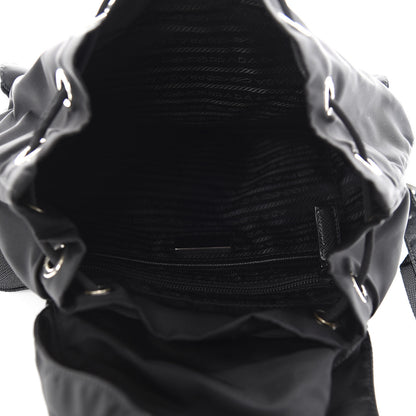 Prada Tessuto Nylon Saffiano Small Backpack Black 4 of 9