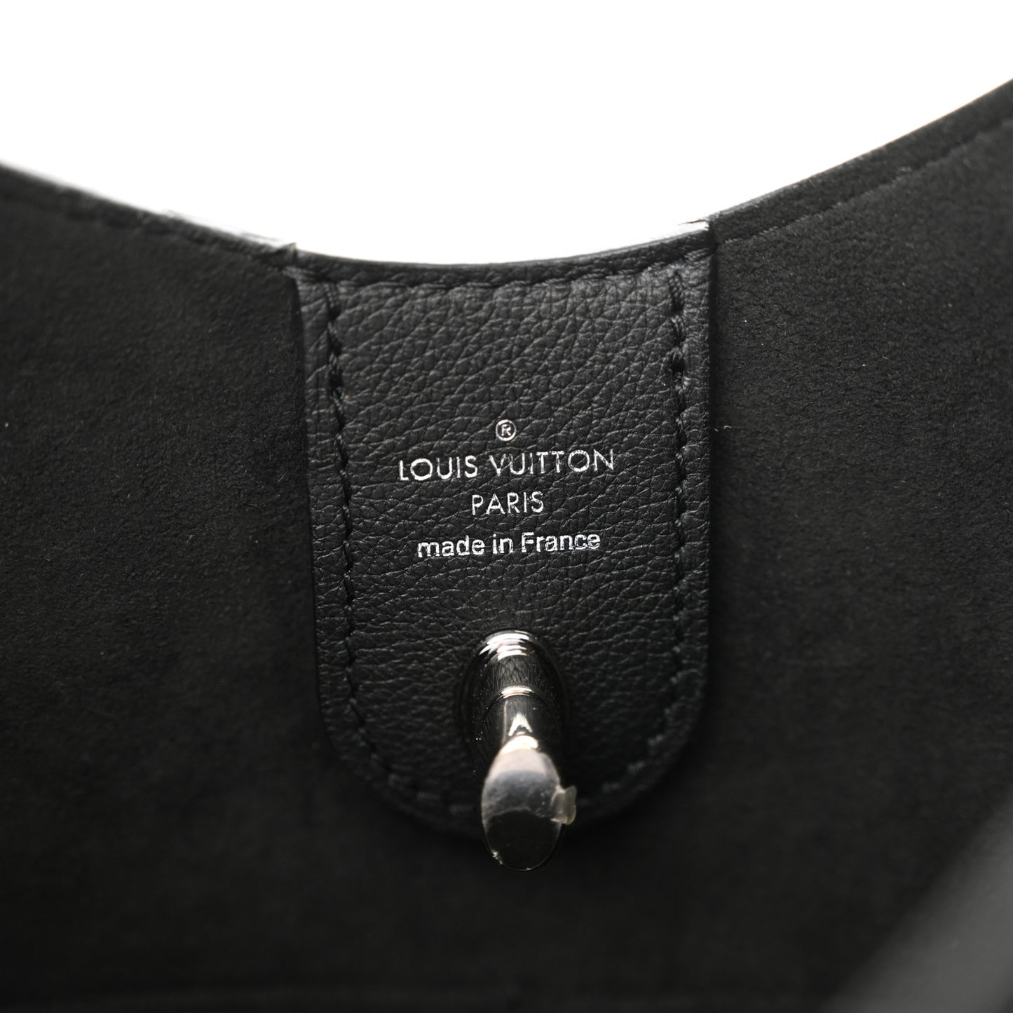 Calfskin Lockme Hobo Black