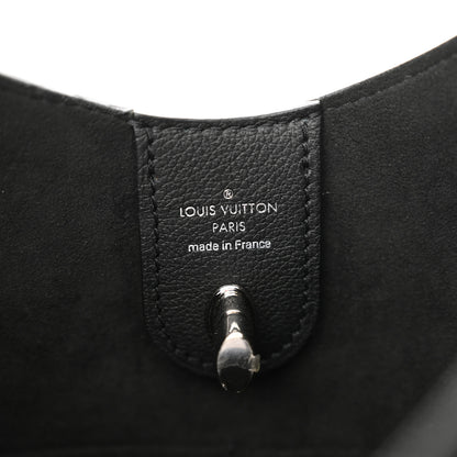 Louis Vuitton Calfskin Lockme Hobo Black 6 of 9