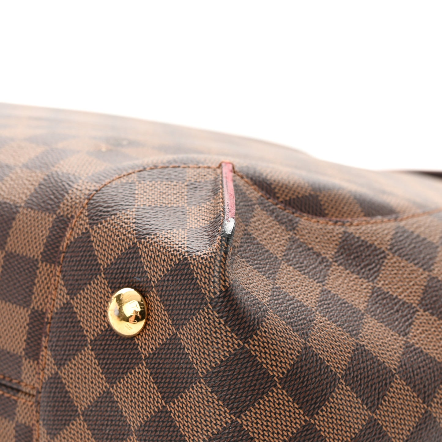 Damier Ebene Caissa Hobo Cherry