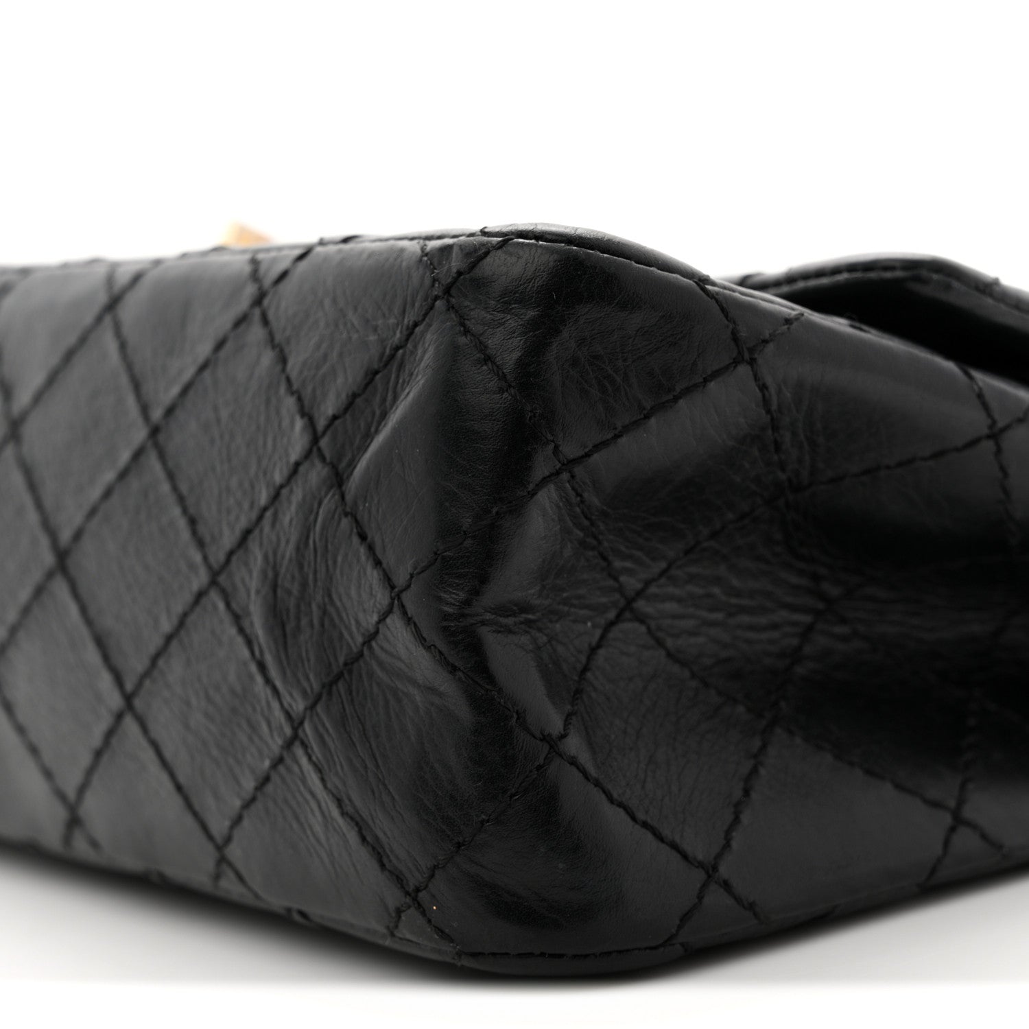 Chanel Aged Calfskin Quilted 2.55 Reissue 225 Flap Black 10 of 13