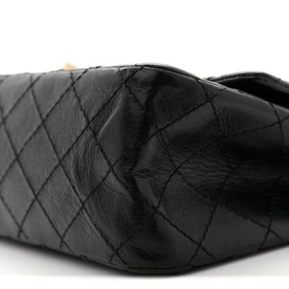 Chanel Aged Calfskin Quilted 2.55 Reissue 225 Flap Black 10 of 13